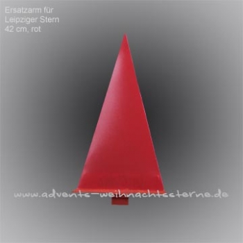 Ersatzarm Rot / 42 cm Leipziger Advents-und Weihnachtsstern