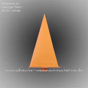 Ersatzarm Orange / 42 cm Leipziger Advents-und Weihnachtsstern
