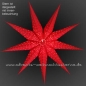Preview: Sternhimmel Rot - Ø ca. 60 cm