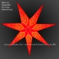 Preview: Rot Gelber Himmelsstern 7 Arm - Ø ca. 60 cm