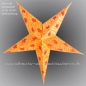 Preview: Edel Orange Sterne - Ø ca. 60 cm