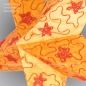 Preview: Edel Orange Sterne - Ø ca. 60 cm
