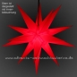 Preview: Leipziger Stern Rot - Ø ca. 82 cm