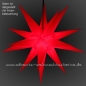 Preview: Leipziger Stern Rot - Ø ca. 82 cm
