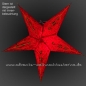 Preview: Roter Stern mit Perlen - Ø ca. 60 cm