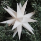 Preview: 10 x Leipziger Advents- und Weihnachtsstern Weiß - Ø ca. 13 cm - mit LED - für AUßEN & INNEN