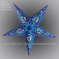 Preview: Blue Trance Star - Ø ca. 60 cm