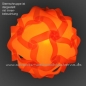 Preview: orange Sternschnuppe - Größe L - 30 Teile