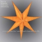 Preview: Laserstern orange Glitzer mit Hinterlegung - Ø ca. 60 cm