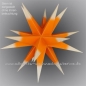 Preview: Leipziger Stern Orange/Weiß - Ø ca. 62 cm