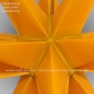 Preview: Leipziger Stern Orange - Ø ca. 72 cm