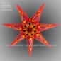 Preview: Red Trance Star - Ø ca. 60 cm