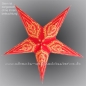 Preview: Rot Oranger Himmelsstern Mini - Ø ca. 40 cm