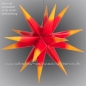 Preview: Leipziger Stern Rot/Orange - Ø ca. 72 cm