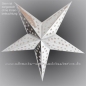 Preview: Silber Laminierter Stern - Ø ca. 60 cm