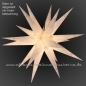 Preview: Leipziger Stern Weiß Silber - Ø ca. 62 cm