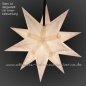Preview: Leipziger Stern Weiß/Silber - Ø ca. 42 cm