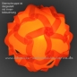 Preview: orange Sternschnuppe - Größe XL - 30 Teile