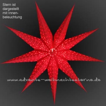Preview: Sternhimmel Rot - Ø ca. 60 cm