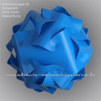 blaue Sternschnuppe - Größe XL - 30 Teile