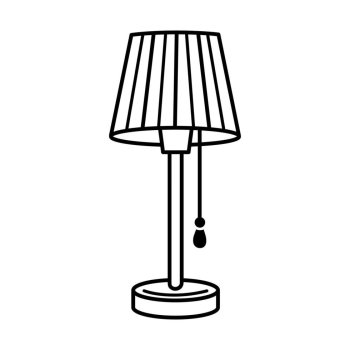 Preview: Lampenschirm Creme für alle Lampenständer 40 - 60 cm