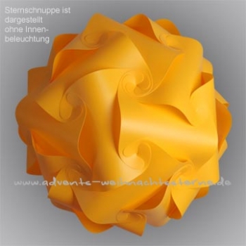 gelbe Sternschnuppe - Größe XXXXL - 30 Teile