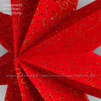 Preview: roter Riesenstern - Ø ca. 110 cm