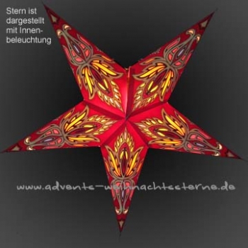 Preview: roter Engelsstern - Ø ca. 60 cm