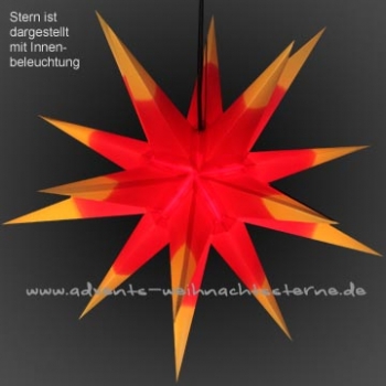 Leipziger Stern Rot/Orange - Ø ca. 82 cm