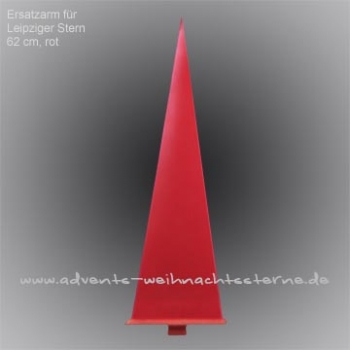 Ersatzarm ROT / 62 cm Leipziger Advents-und Weihnachtsstern