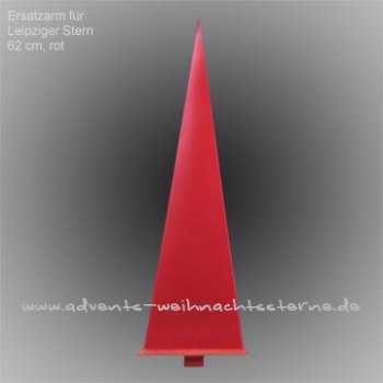 Ersatzarm ROT / 62 cm Leipziger Advents-und Weihnachtsstern