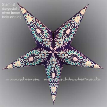 Preview: blaue Eisblume - Ø ca. 60 cm