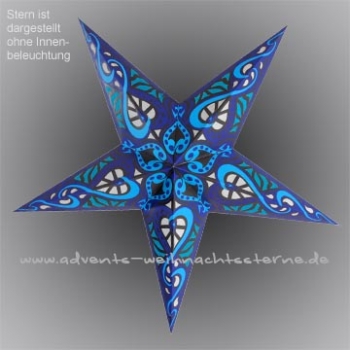 Blue Trance Star - Ø ca. 60 cm