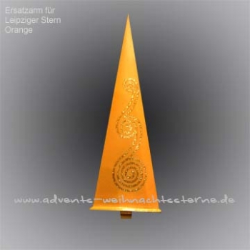 Ersatzarm Orange Schnecke / 62 cm Leipziger Advents-und Weihnachtsstern
