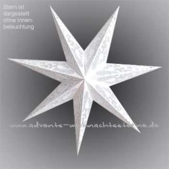 Silberstar Weiß - Ø ca. 40 cm