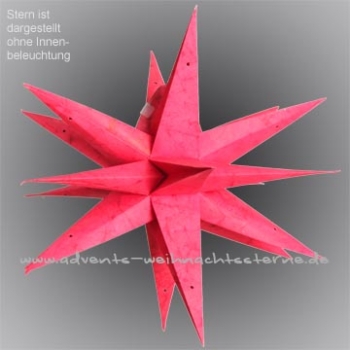 Roter Mehrdimensionaler Stern - Ø ca. 60 cm