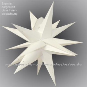 Weißer Mehrdimensionaler Stern - Ø ca. 60 cm