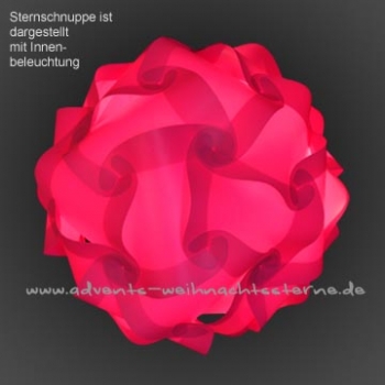 rose Sternschnuppe - Größe L - 30 Teile