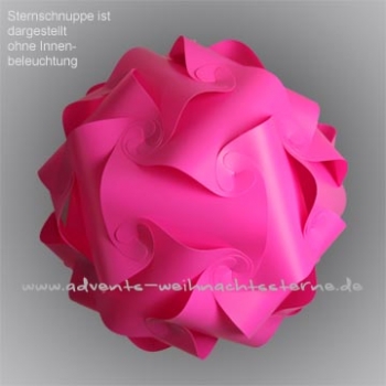 rose Sternschnuppe - Größe L - 30 Teile
