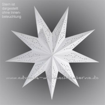Glatt Weißer Stern - Ø ca. 40 cm