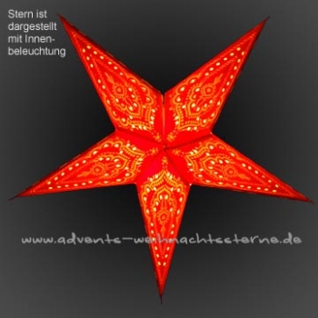 Rot Oranger Himmelsstern Mini - Ø ca. 40 cm