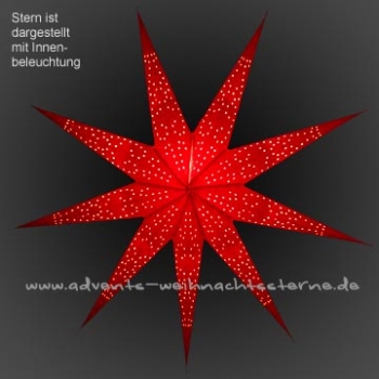 Preview: roter Riesenstern - Ø ca. 110 cm