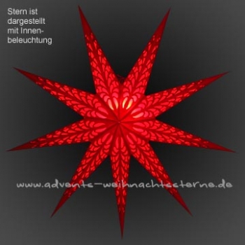 Preview: roter Schneestern - Ø ca. 110 cm