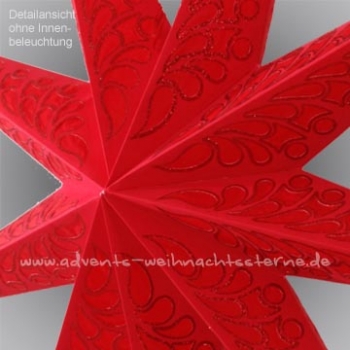 Preview: roter Schneestern - Ø ca. 110 cm