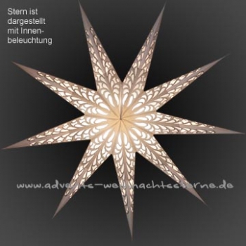 Preview: weißer Schneestern - Ø ca. 110 cm