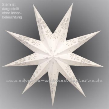 Weißer Blümchen Stern- Ø ca. 40 cm