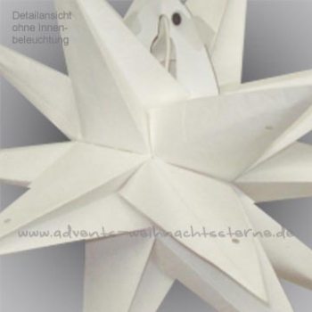 Weiß Batik Mehrdimensionaler Stern - Ø ca. 40 cm