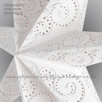 Weiße Schnecke 7 Arm - Ø ca. 60 cm