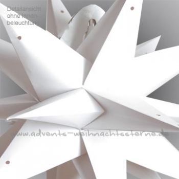Weißer Mehrdimensionaler Stern - Ø ca. 40 cm