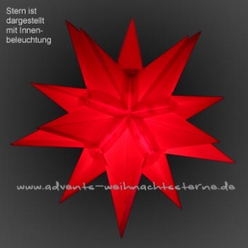 Leipziger Stern Rot - Ø ca. 42 cm